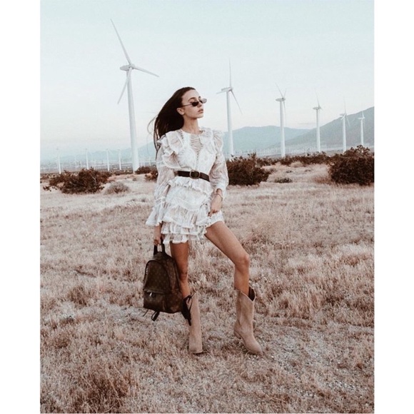 1970s VINTAGE Frye Prairie Flower Boho Brown Real Leather Western Cowboy Boots - Picture 3 of 15